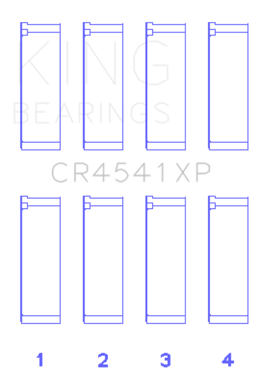 King Engine Bearings CR4541XP KING Performance Rod Bearings