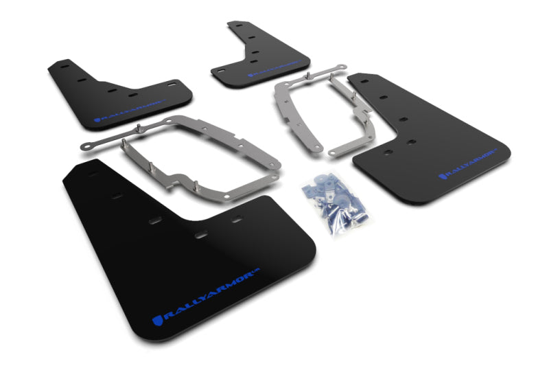 Load image into Gallery viewer, Rally Armor MF62-UR-BLK/BL RAL UR Blk Flap/Blue Logo
