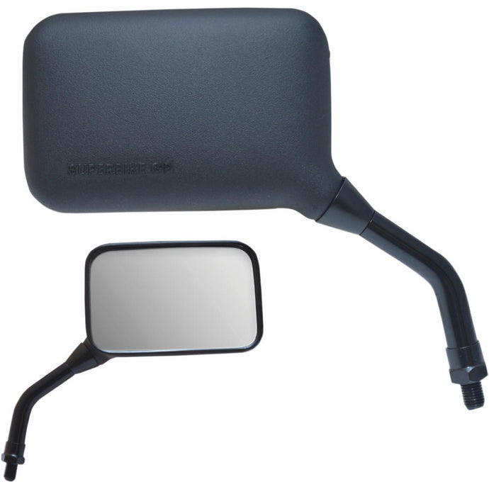 Parts Unlimited 0640-0922 AX Mirror - Left Side - Short Stem (4in.)