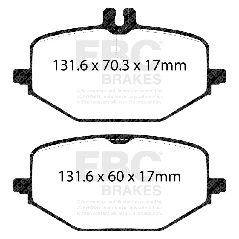 Load image into Gallery viewer, Ebc DP42427R EBC Yellowstuff Brake Pad Sets
