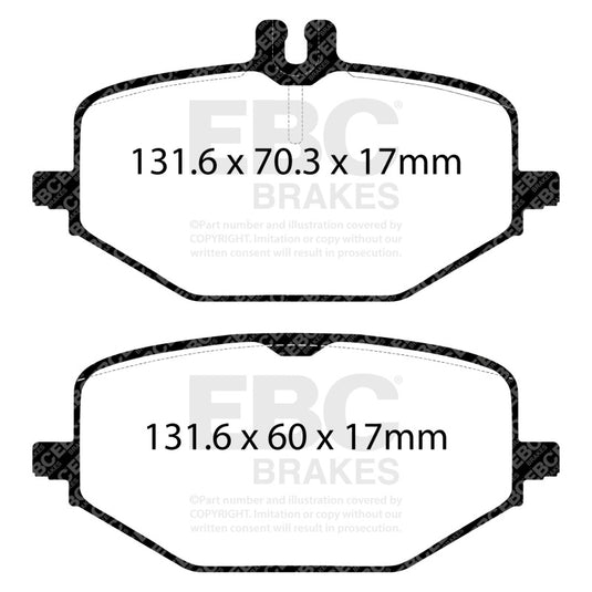 Ebc DP42427R EBC Yellowstuff Brake Pad Sets