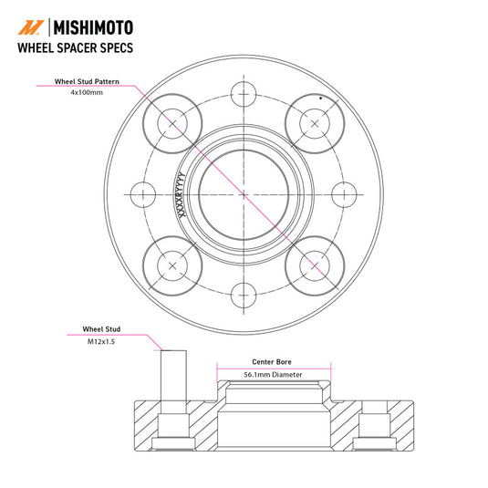 Mishimoto MMWS-007-250BK MM Wheel Spacers