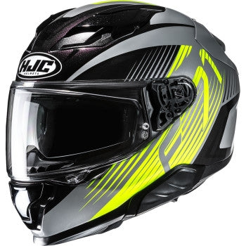 Hjc F71 Catos Helmet (X-Small, Hi-Viz Yellow (MC-3H))