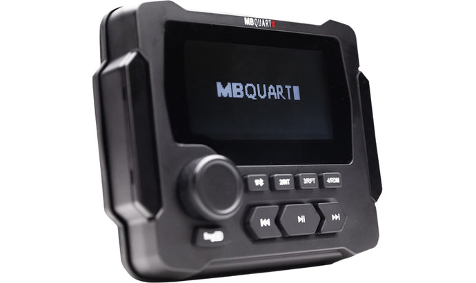 Mb Quart GMR-LCD 160-Watt Powered Bluetooth AM/FM Gauge Mount Radio