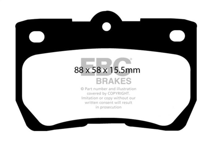 Ebc DP21586 EBC Greenstuff Brake Pad Sets