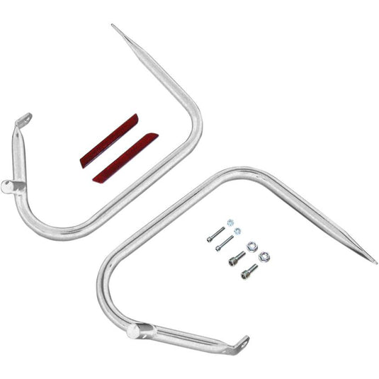 Drag Specialties 0505-1561 Saddlebag Guards - Chrome