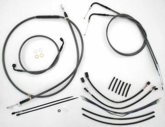 Magnum 487663 Black Pearl Handlebar Installation Kit for 14-16in. Ape