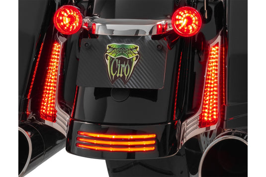 Ciro 40044 Fascia Lights - Black/Red