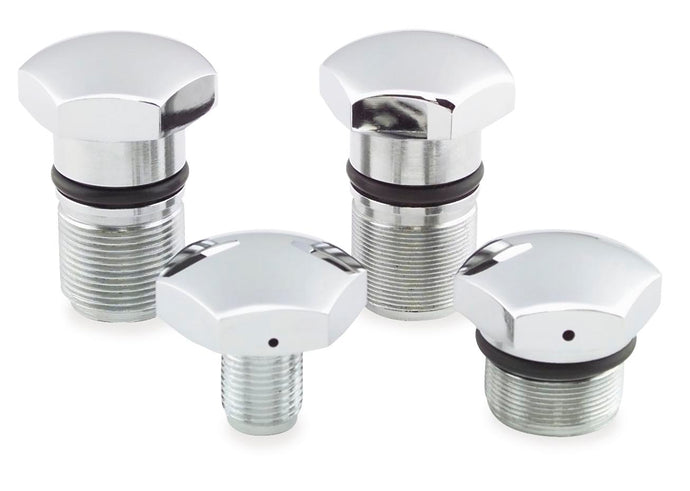 Colony 2373-1 Chrome Fork Tube Caps - Stock