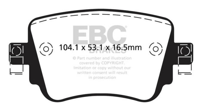 Ebc DP22201 EBC Greenstuff Brake Pad Sets