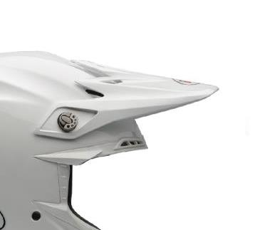 Bell Helmets Visor for Moto-9 Flex Helmets - Gloss White