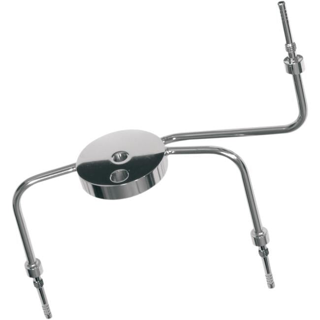 Magnum 393002 Build Your Own Brake Line - Brake Tee for Dual-Disc Narrow Glide - Chrome