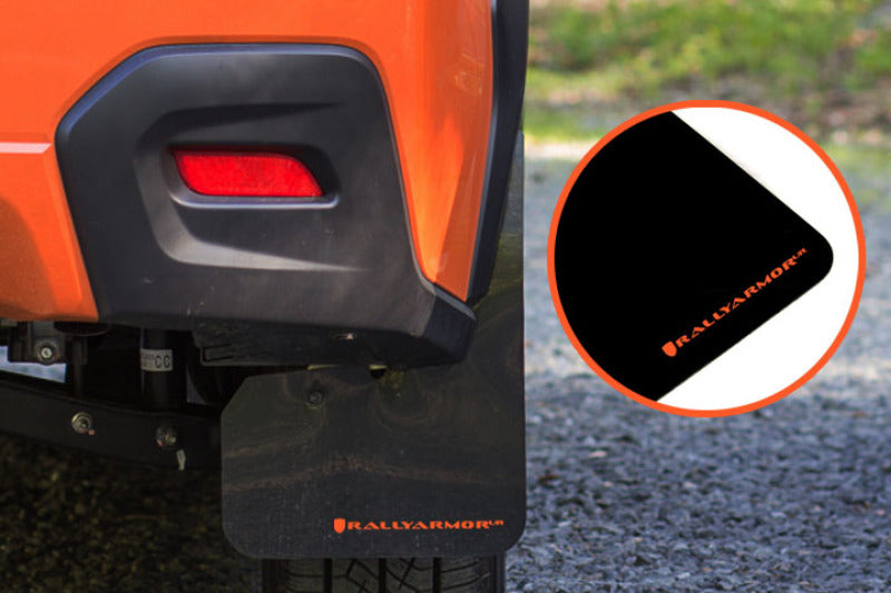 Load image into Gallery viewer, Rally Armor MF26-UR-BLK/OR RAL UR Blk Flap/Orange Logo
