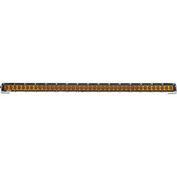 Heretic Studio 54008 6-Series Light Bar - 40in. (45in. x 2in. x 1.5in.) - Black Spot Light with Amber Lens