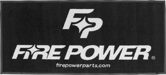 Fire Power FIREPOWER RUG Floor Rug - Black/White - 73in.x33in.