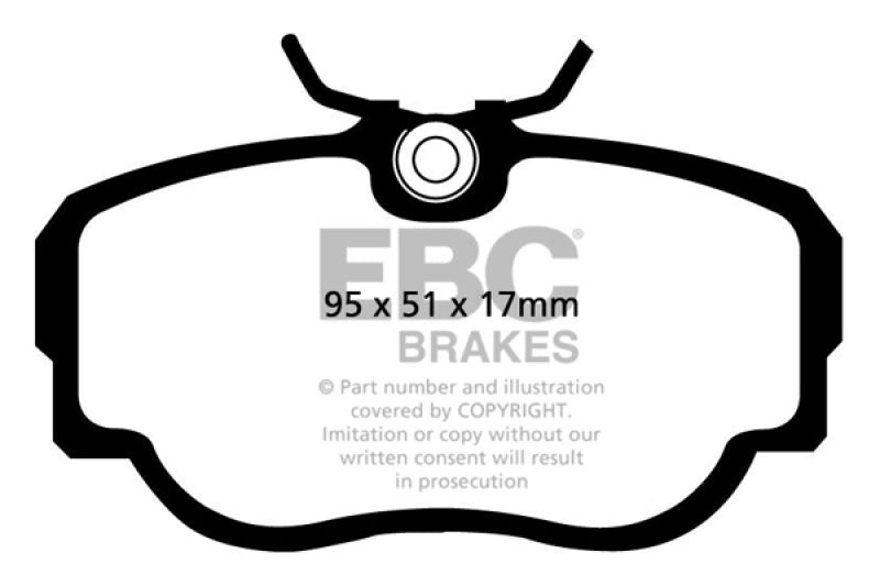 Load image into Gallery viewer, Ebc DP3779C EBC Redstuff Brake Pad Sets

