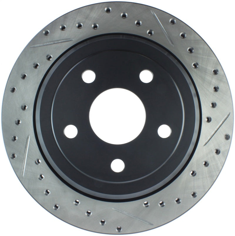 Load image into Gallery viewer, Stoptech 127.58007L ST Slot &amp; Drill Brake Rotors
