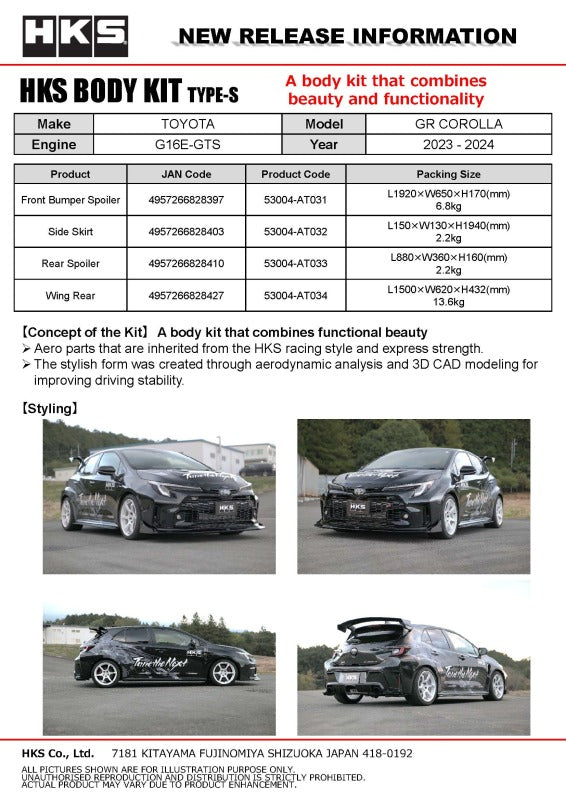 Load image into Gallery viewer, Hks 53004-AT031 HKS Premium Body Kits

