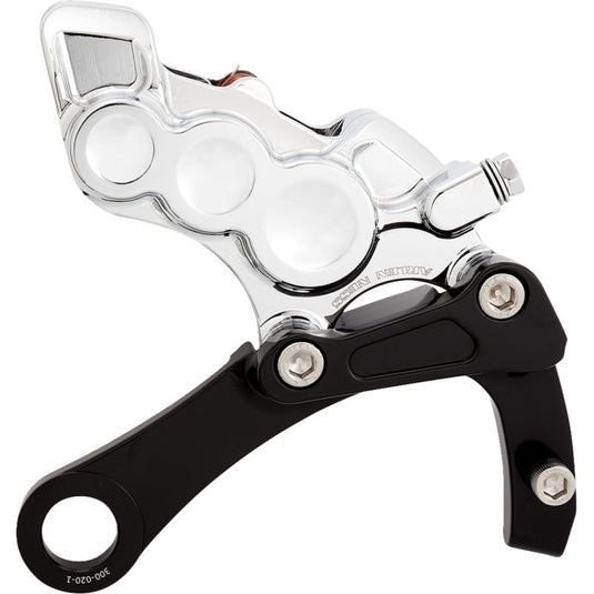 Arlen Ness 02-326 6-Piston Differential Bore Rear Brake Caliper/Bracket - Chrome