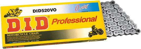 D.I.D M520VOX114FB 520VO Pro V Series O-Ring Chain - 114 Links