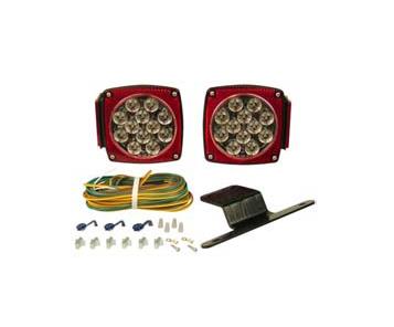 Blazer International C5721 LED Clear Lens Submersible Trailer Light Kit