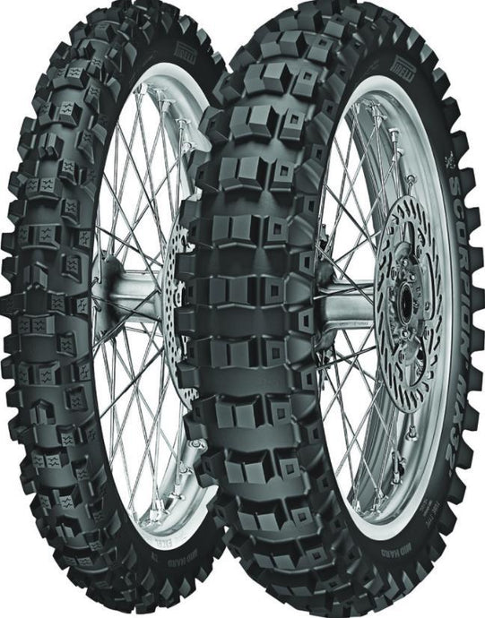 Pirelli 3107400 Scorpion MX32 Mid-Hard Rear Tire - 100/90-19