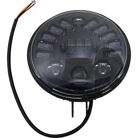 Custom Dynamics PB-7PA-B 7in. Probeam LED Adaptive Pedestal Mount Headlamps - Black