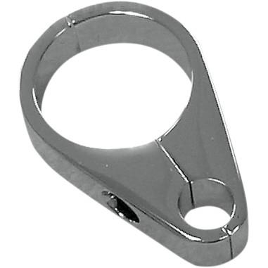 Drag Specialties 0658-0039 Clutch Cable Clamp for 1.125in. Diameter Handlebar/Frame - Chrome
