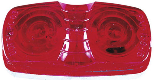 Peterson Manufacturing V138R Light for Double Bullseye Clearance/Side Marker Lights - Red
