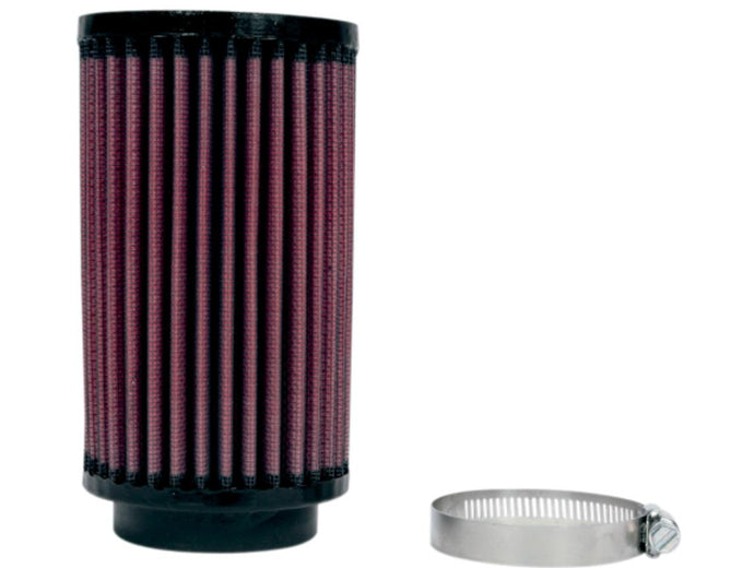 K&N Engineering RU-0620 Universal Round Straight Air Filter - Rubber End Cap