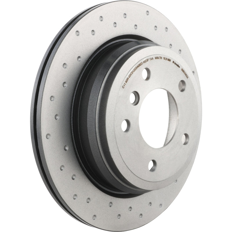 Load image into Gallery viewer, Brembo Oe 09.B338.2X BRE Drilled UV Coated Rotors
