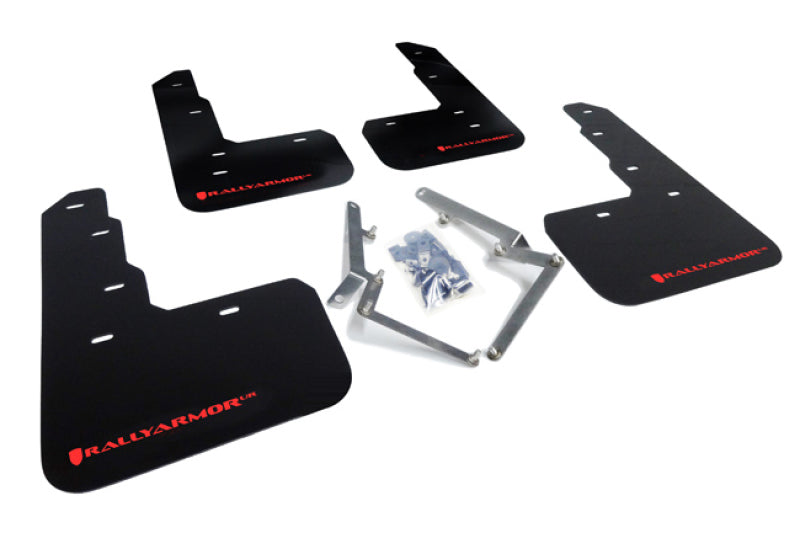 Load image into Gallery viewer, Rally Armor MF47-UR-BLK/RD RAL UR Blk Flap/Rd Logo
