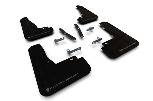Rally Armor MF91-UR-BLK-DGRY RAL UR Blk Flap/Dark Grey Logo