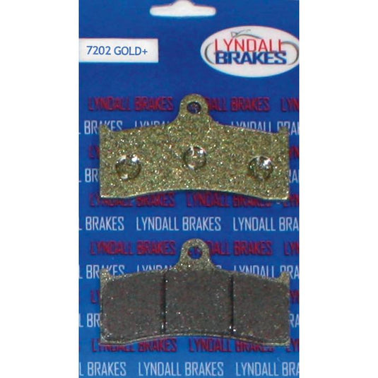 Lyndall Racing Brakes 7202-GPLUS Gold+ Brake Pads