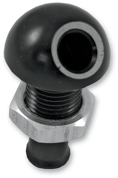 Blowsion 04-03-011 Billet Bypass Fitting - 45 Deg. - Black