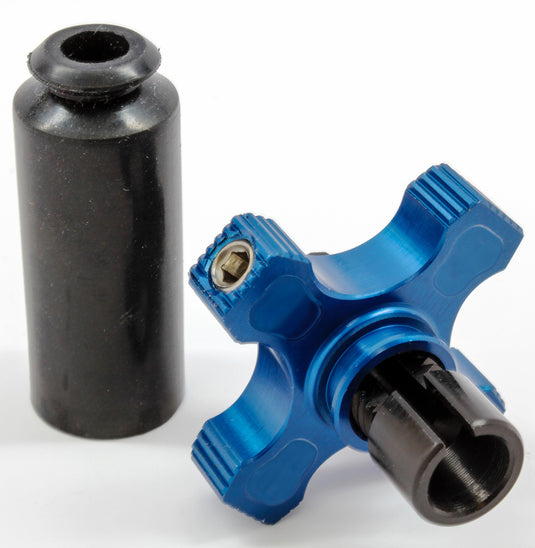 Works Connection 16-841 Elite Perch Thumbwheel Assembly - Blue