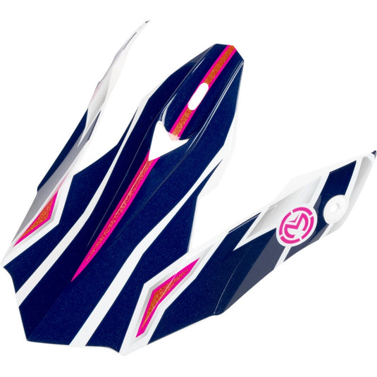 Moose Offroad Peak for MR3 F.A.F. Helmets - Navy/White/Pink