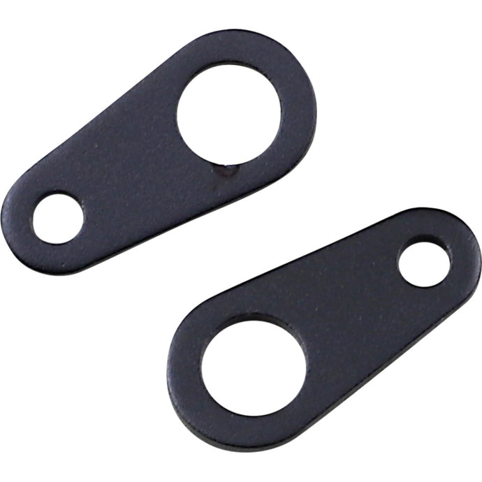 Custom Dynamics CD-MICRO-SB Micro Bullet Turn Signal Mounting Straight Brackets - Black