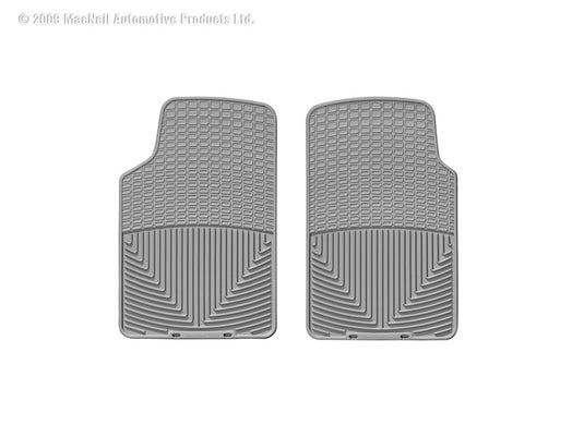 Weathertech W3GR WT Rubber Mats - Front - Grey