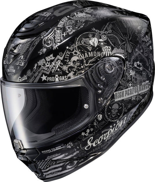 Scorpion EXO-R330 Shake 2 Helmet (XX-Large, Black)