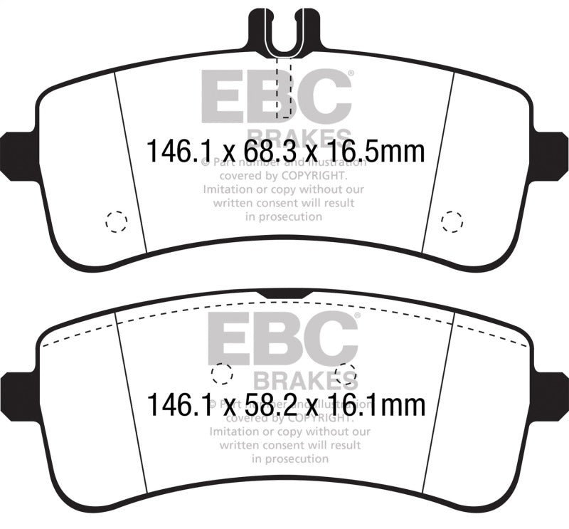 Load image into Gallery viewer, Ebc DP32350C EBC Redstuff Brake Pad Sets
