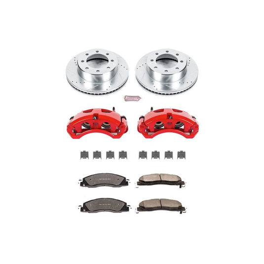 Powerstop KC5411-36 PSB Red Calipers