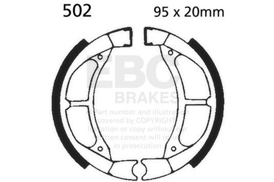 Ebc Powersports 502 EBC FA-SFA-X Brake Pads