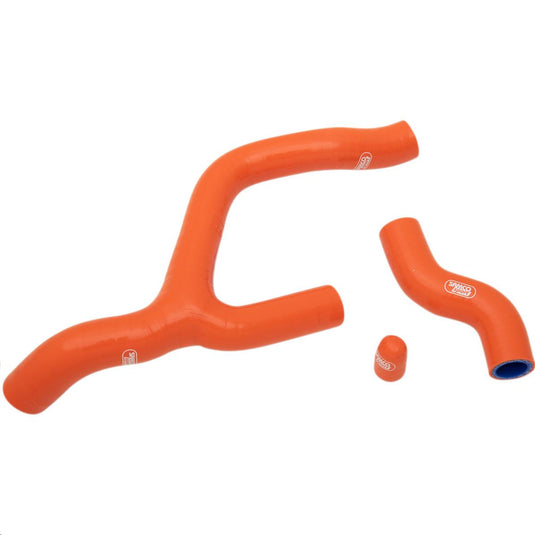 Moose Racing KTM-43-OR Race Fit Radiator Hose Kit without Clamps - 3 - Orange
