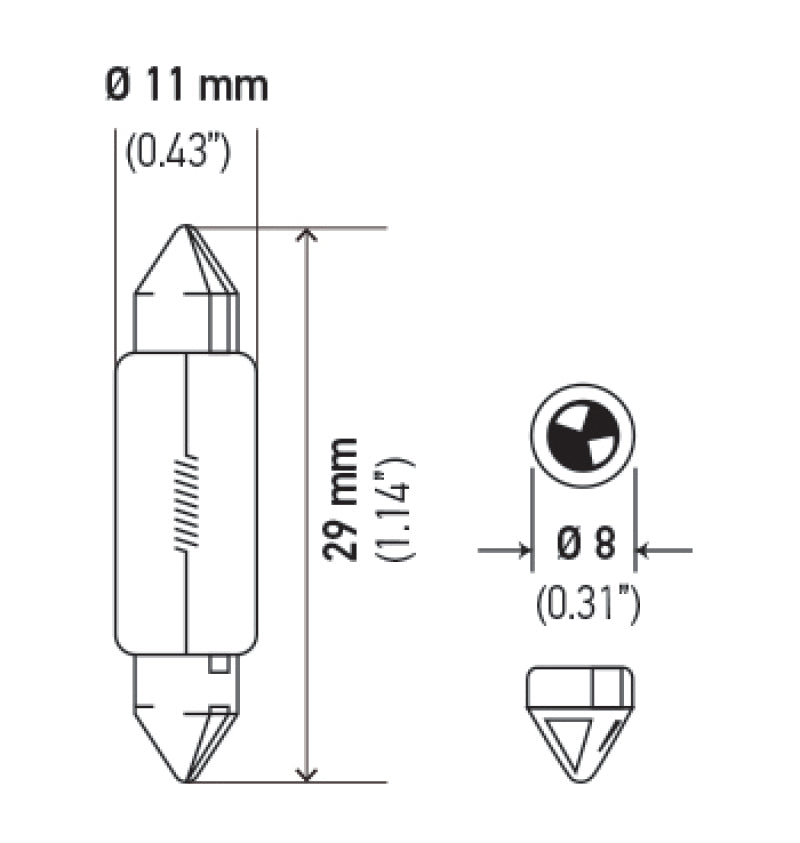 Load image into Gallery viewer, Hella 6428 HELLA Miniature Bulb
