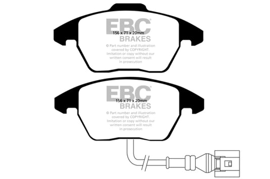 Ebc DP21517 EBC Greenstuff Brake Pad Sets