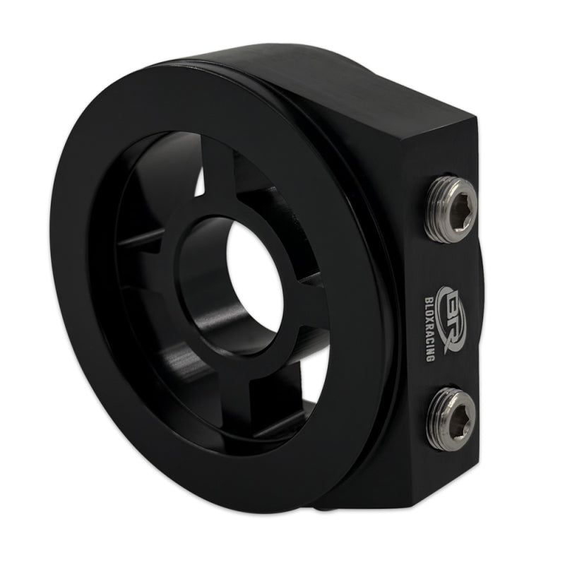 Load image into Gallery viewer, Blox Racing BXGA-00105-BK BX Oil Filter Block

