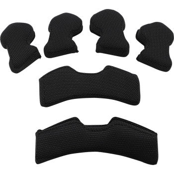 100% 89022-00001 Cheek Pads for Trajecta Bicycle Helmet - Thin - Black