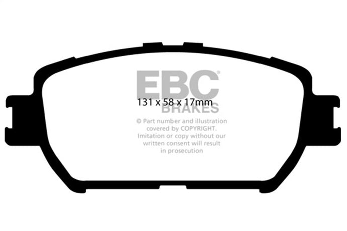 Ebc DP41642R EBC Yellowstuff Brake Pad Sets