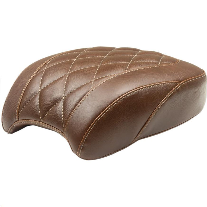 Mustang 83054 Wide Tripper Solo Seat - Diamond Stitch - Brown